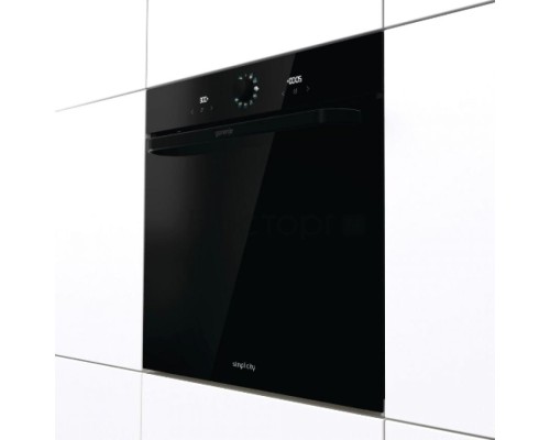 Духовой шкаф Электрический Gorenje BOS67371SYB черный, встраиваемый