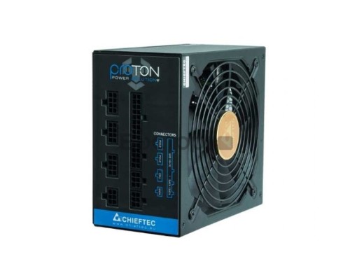 Блок питания Chieftec 1000W Retail BDF-1000C [Proton] МОДУЛЬНЫЙ, ATX v.2.3/EPSx2, 80+BRONZE >85%, A.PFC, 6x PCI-E (6+2-Pin), 9x SATA, 3x MOLEX, Fan