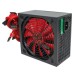 Блок питания Ginzzu PC500 14CM(Red) 80+ black,APFC,24+4p,2 PCI-E(6+2), 5*SATA, 4*IDE,оплетка, кабель питания,цветная коробка