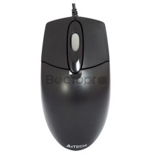 Мышь A4Tech OP-720 (черный) USB, пров. опт. мышь, 2кн, 1кл-кн