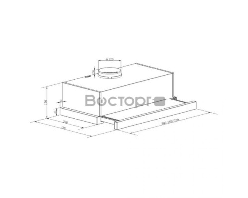 Воздухоочиститель LEX Hubble 600 ivory 650 м3/ч, 36 Дб, LED лампы, угольный фильтр N, Д воздухов.12