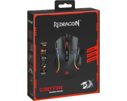 Мышь USB OPTICAL GRIFFIN REDRAGON 75093 DEFENDER