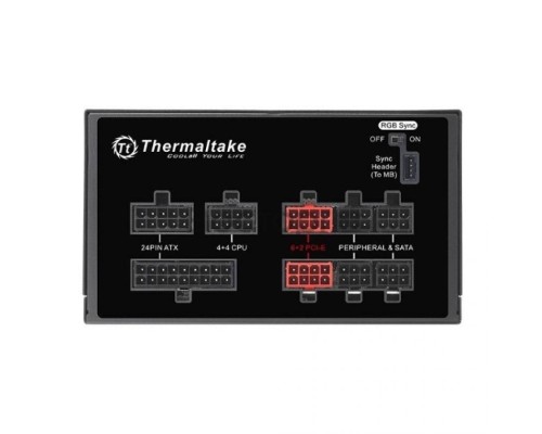 Блок питания ATX Thermaltake Toughpower Grand RGB Gold (RGB Sync Edition) 750W PS-TPG-0750FPCGEU-S 750W v2.4, EPS v2.92/A-PFC/вентилятор 140мм RGB/EU/