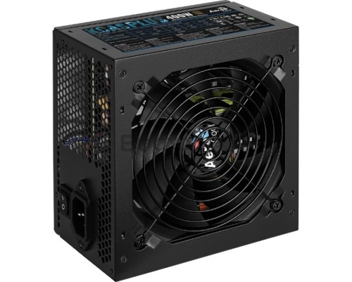 Блок питания Aerocool 400W Retail KCAS PLUS 400W ATX12V Ver.2.4, 80+ Bronze, fan 12cm, 550mm cable, 20+4P, 4+4P, PCIe 6+2P x2, PATA x4, SATA x6