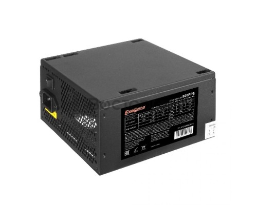 Блок питания 800W ExeGate 800PPE, ATX, PC, black, APFC, 12cm, 24p+(4+4)p, PCI-E, 3*IDE, 5*SATA, FDD + кабель 220V в комплекте