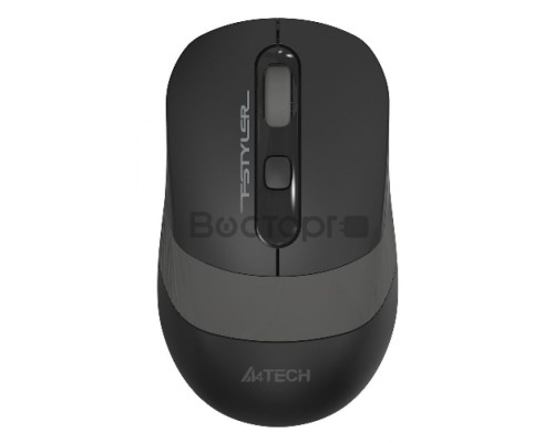 Мышь A4Tech Fstyler FG10S черный/серый оптическая (2000dpi) silent беспроводная USB (4but)