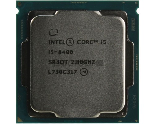 Процессор Intel CPU Desktop Core i5-8400 2.8GHz, 9MB, LGA1151 tray