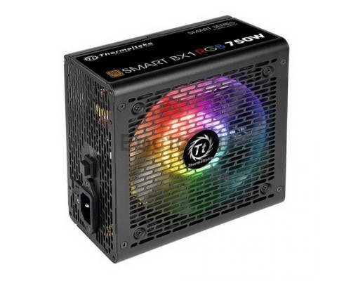 Блок питания ATX Thermaltake Smart BX1 RGB 750W (230V) PS-SPR-0750NHSABE-1 750W v 2.4, A.PFC, EPS v.2.92 , 80+ Bronze, вентилятор 120мм, non-modular