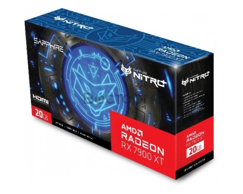 Видеокарта Sapphire PCI-E 4.0 11323-01-40G NITRO+ RX 7900 XT GAMING OC VAPOR-X AMD Radeon RX 7900XT 20480Mb 320 GDDR6 2220/20000 HDMIx2 DPx2 HDCP Ret