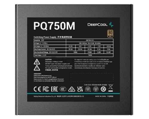 Блок питания Deepcool PQ750M R-PQ750M-FA0B-EU (750 Вт)