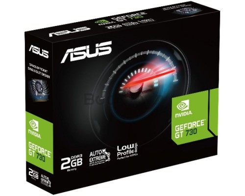 Видеокарта Asus PCI-E GT730-2GD3-BRK-EVO NVIDIA GeForce GT 730 2048Mb 64 DDR3 902/1800 DVIx1 HDMIx1 CRTx1 HDCP Ret