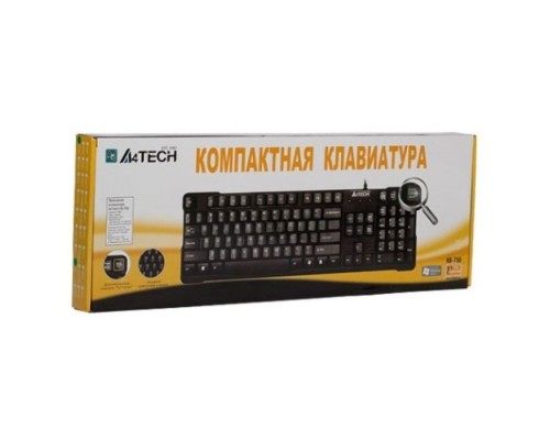 Клавиатура A4Tech KR-750 черный USB