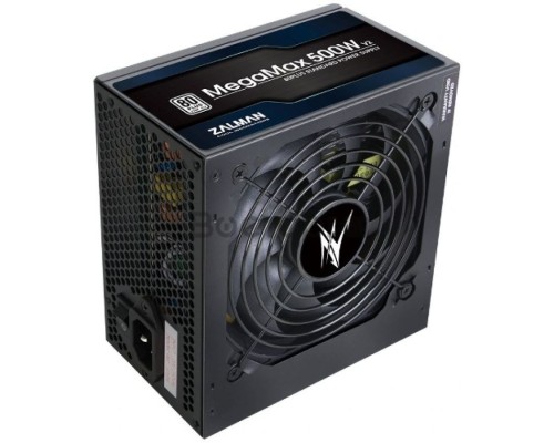 Блок питания ATX Zalman MegaMax 500W v2 ZM500-TXII (V2) 80PLUS STANDARD, Active PFC, 120mm fan Retail