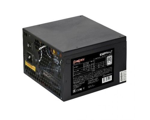 Блок питания 650W ExeGate 80 PLUS® 650PPH-LT