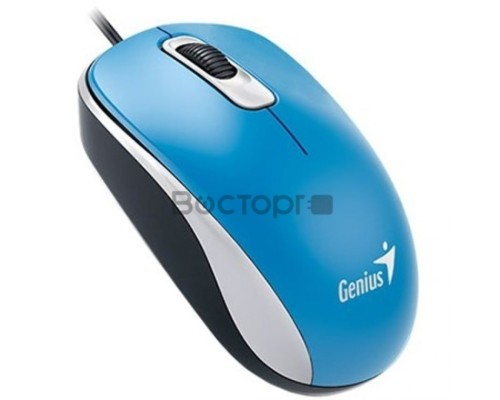 Мышь Genius Mouse DX-110 ( Cable, Optical, 1000 DPI, 3bts, USB ) Blue