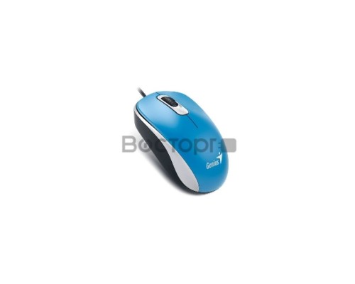 Мышь Genius Mouse DX-110 ( Cable, Optical, 1000 DPI, 3bts, USB ) Blue