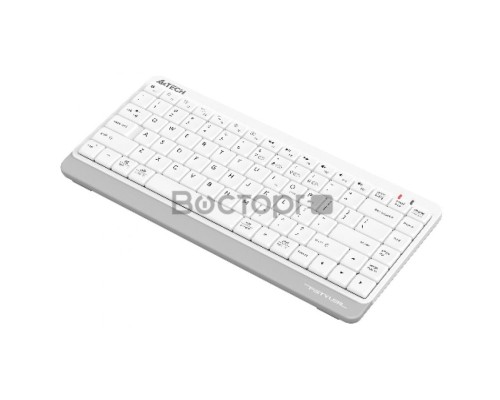 Клавиатура A4Tech Fstyler FBK11 белый/серый USB беспроводная BT/Radio slim