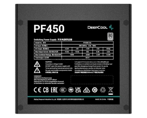 Блок питания Deepcool PF450 R-PF450D-HA0B-EU (450 Вт)