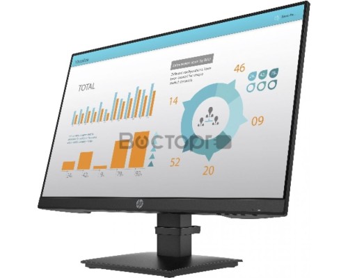 Монитор HP P24 G4 23,8 Monitor 1920x1080 FHD, IPS, 16:9, 250 cd/m2, 1000:1, 5ms, 178°/178°, DP, HDMI, VGA, Low Blue Light, Plug-and-Play, Black (5QG35AA)