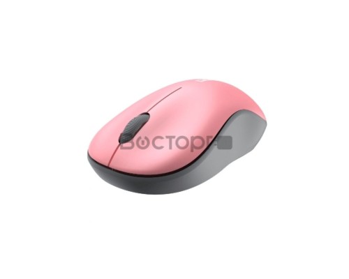 Мышь беспроводная Dareu LM106G Pink-Grey (розовый с серым), DPI 1200, ресивер 2.4GHz, размер 99.4x59.7x38.4мм