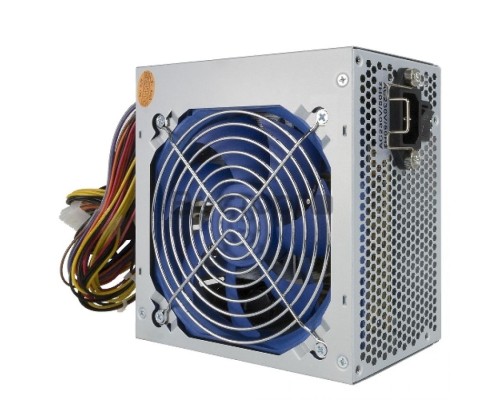 Блок питания CROWN CM-PS500 office (20+4in, 120mm FAN, SATA*2, PATA(big Molex)*3, FDD*1, 4+4pin, Lines 1x12V OEM, скоба)