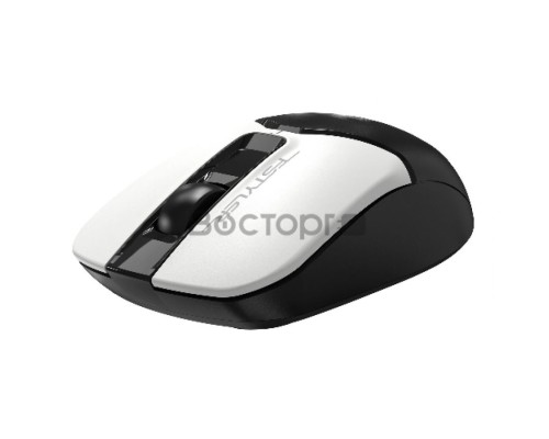 Мышь A4Tech Fstyler FG12S Panda белый/черный оптическая (1200dpi) silent беспроводная USB (3but)