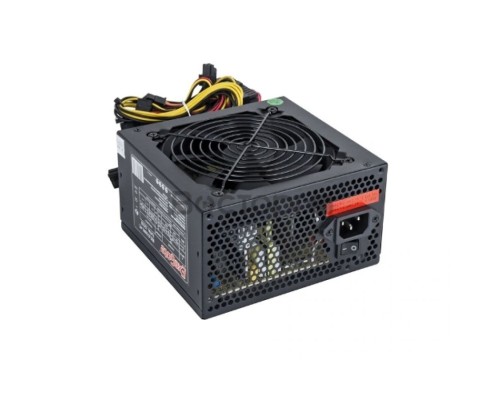 Блок питания 500W ExeGate 500NPXE(+PFC), ATX, PC, black, 12cm fan, 24p+4p, 6/8p PCI-E, 4*SATA,3*IDE, FDD + кабель 220V в комплекте