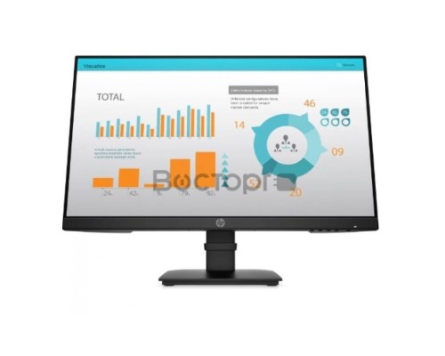 Монитор HP P24 G4 23,8 Monitor 1920x1080 FHD, IPS, 16:9, 250 cd/m2, 1000:1, 5ms, 178°/178°, DP, HDMI, VGA, Low Blue Light, Plug-and-Play, Black (5QG35AA)