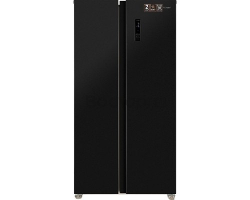 Холодильник Weissgauff WSBS 509 NFBX Inverter черный (двухкамерный)