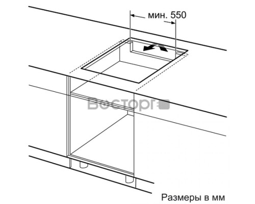 Варочная панель электрическая Bosch PUE612FF1J