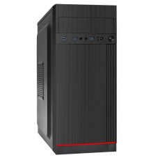 Корпус ExeGate Miditower AA-442U3 без БП Black EX290175RUS