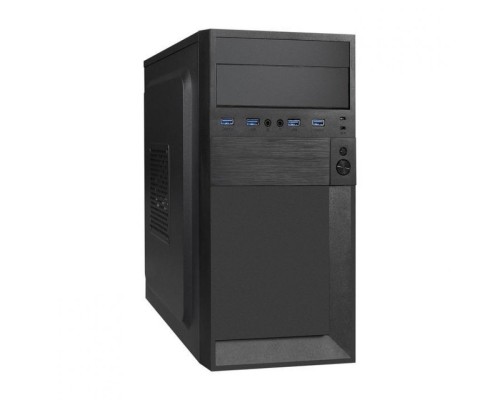 Корпус для компьютера ExeGate BAA-105U4-01-AAA450 (mATX, AAA450) black