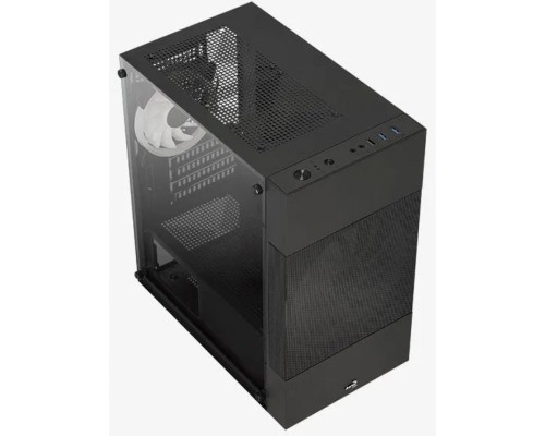 Корпус mATX AEROCOOL Atomic Lite-G-BK-v2