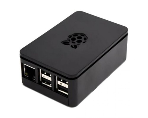 Корпус ACD RA179 Корпус ACD Black ABS Plastic case with Logo for Raspberry Pi 3 B/B+