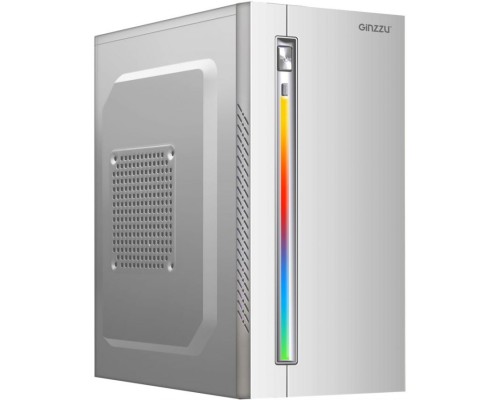 Корпус компьютерный Ginzzu D380 RGB White White