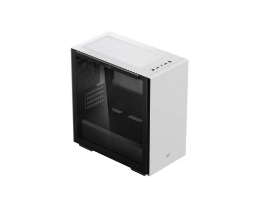 Корпус mATX Deepcool MACUBE 110 WH без БП, боковое окно (закаленное стекло), белый