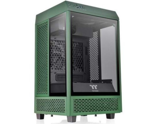 Корпус mini-ITX Thermaltake The Tower 100 CA-1R3-00S1WN-00 черный, без БП, панель из закаленного стекла, USB Type-C, 2*USB 3.0, audio