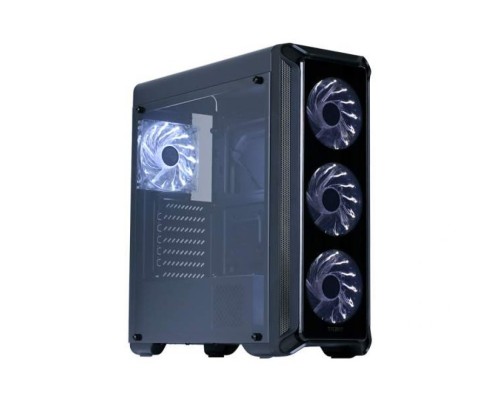 Корпус ZALMAN I3 edge, без БП, большое боковое окно, черный, ATX