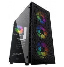 Корпус ATX Powercase Mistral Z4С Mesh ARGB CMIZ4C-A4 черный, без БП, с окном, USB 3.0, 2*USB 2.0, audio