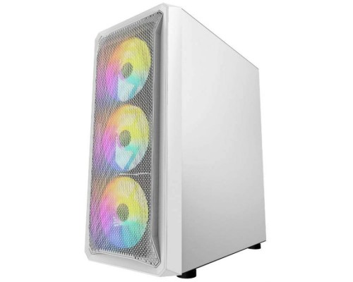 Корпус ATX Powercase Mistral Z4 White CMIZW-L4 белый, без БП, боковая панель из закаленного стекла, USB 3.0, 2*USB 1.1, audio