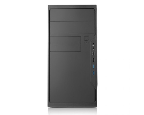 Корпус mATX Foxline FL-733R-FZ450R-U32 черный, БП 450W, 2*USB 3.0