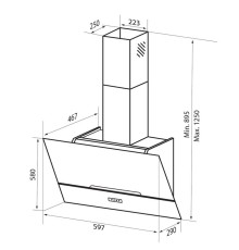 Zigmund & Shtain K 142.6 W Кухонная вытяжка