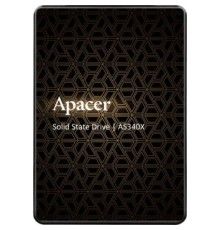 Накопитель SSD 2.5'' Apacer AP480GAS340XC-1 AS340X 480GB SATA 6Gb/s 3D NAND TLC 550/520MB/s MTBF 1.5M 280TBW