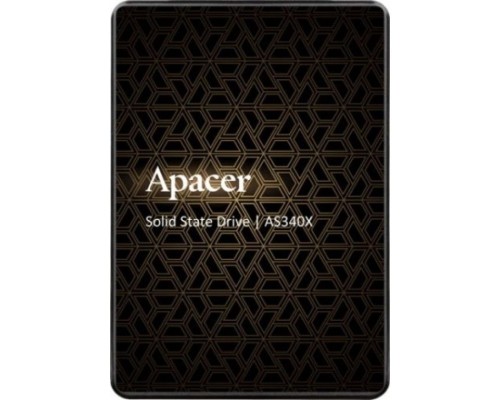 Накопитель SSD 2.5'' Apacer AP480GAS340XC-1 AS340X 480GB SATA 6Gb/s 3D NAND TLC 550/520MB/s MTBF 1.5M 280TBW