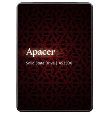 Накопитель SSD 2.5'' Apacer AP1TBAS350XR-1 Panther AS350X 1TB SATA 6Gb/s 3D TLC 560/540MB/s IOPS 93K/80K MTBF 1.5M