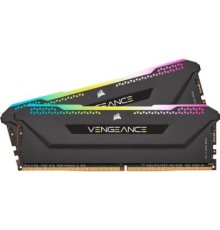 Модуль памяти DDR4 32GB (2*16GB) Corsair CMH32GX4M2E3200C16 VENGEANCE RGB PRO SL 3200MHz PC4-25600 CL16 288-pin 1.35В XMP радиатор RTL