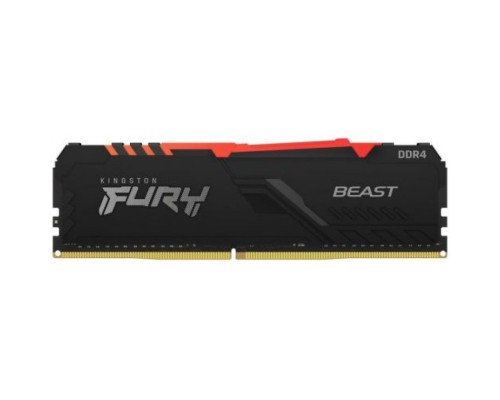 Модуль памяти DDR4 8GB Kingston FURY KF436C17BBA/8 Beast RGB 3600MHz CL17 1RX8 1.35V 288-pin 8Gbit