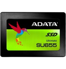 Накопитель SSD 2.5'' A-Data ASU655SS-240GT-C Ultimate SU655 240GB TLC 3D NAND 520/450MB/s IOPS 40K/75K MTBF 2M