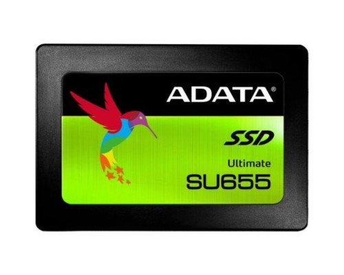 Накопитель SSD 2.5'' A-Data ASU655SS-240GT-C Ultimate SU655 240GB TLC 3D NAND 520/450MB/s IOPS 40K/75K MTBF 2M