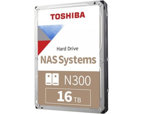 Жесткий диск 16TB SATA 6Gb/s Toshiba HDWG31GUZSVA N300 High-Reliability 3,5